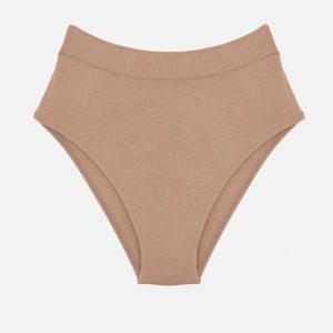 Cuup high waist taupe modal underwear